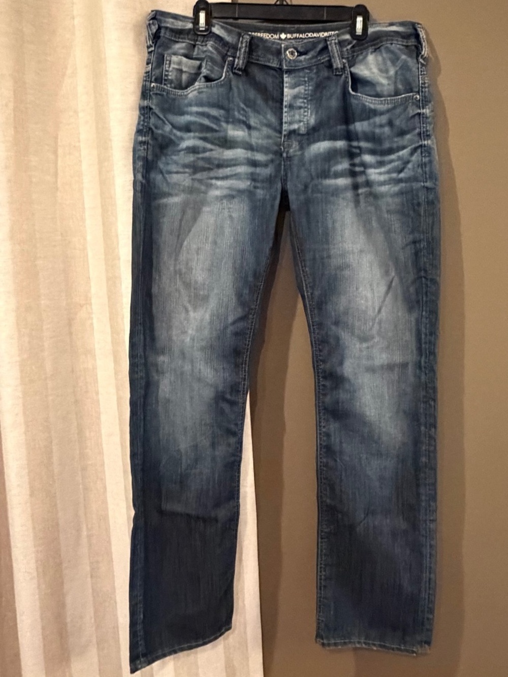 Buffalo David Bitton Distressed Men's Jeans Evan Slim, Size 36 x 32